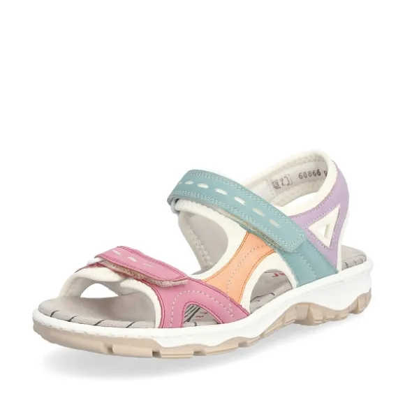 Femme Rieker Webstore Nu Pieds & Sandales*Rieker nu pieds et sandales 68866 92 multicolore